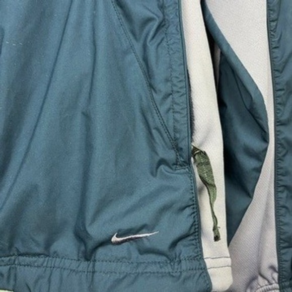 Nike Women Sportswear Track Jacket Navy Lilac White Accents Zip Up Athletic - Picture 8 of 9